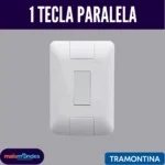 Monte seu Kit Tramontina Aria 4x2 – Tomadas e Interruptores – 1 Tecla Paralela